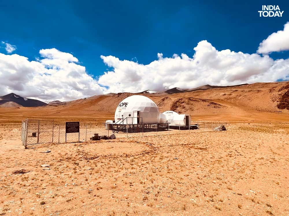 imsktripathi's tweet card. As Isro prepares to launch Indians to space and then on to the Moon by 2040, the first steps are being taken in a remote location in Ladakh's Tso Kar where a new habitat simulated how astronauts...