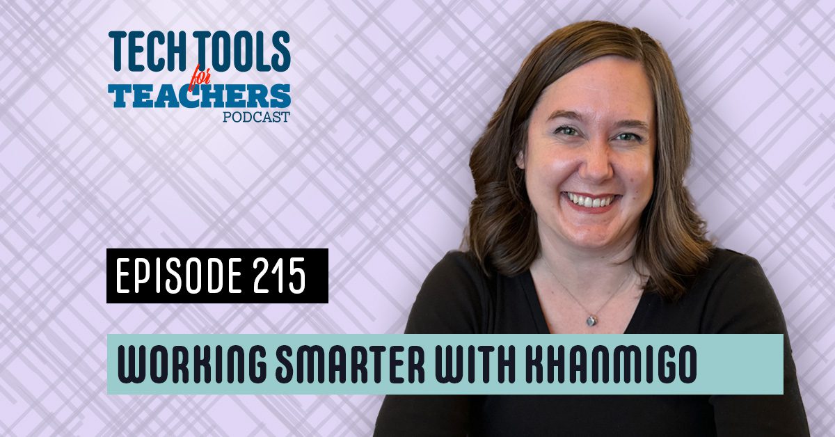 EduPodNet's tweet card. Hey teachers! Season 8, Episode 215 of the Tech Tools for Teachers Podcast is all about Khanmigo, Khan Academy’s AI-powered toolkit which was built to save you prep time, support differentiation, and...