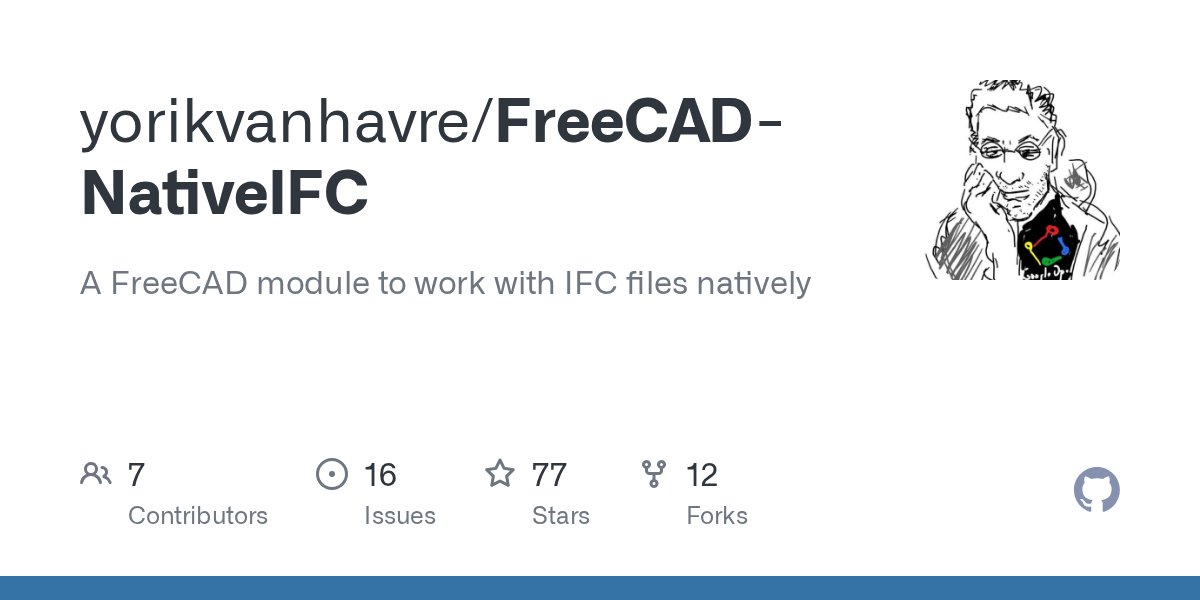 yorikvanhavre's tweet card. A FreeCAD module to work with IFC files natively. Contribute to yorikvanhavre/FreeCAD-NativeIFC development by creating an account on GitHub.