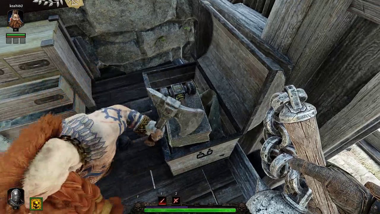 Snowfire605's tweet card. Bardin's Quarters Vermintide 2