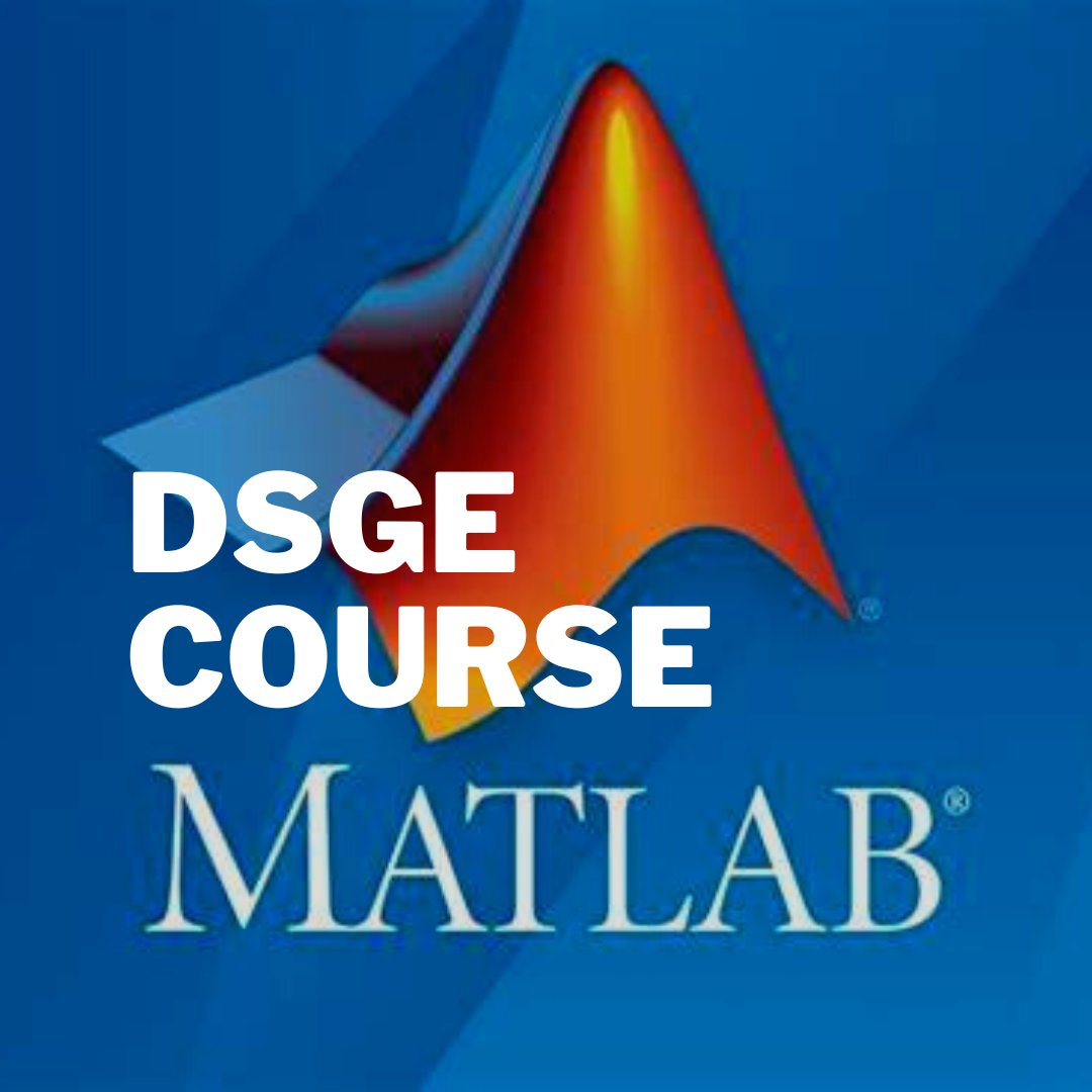 EconomicsJd's tweet card. Introduction to DSGE Models in Matlab Dynare