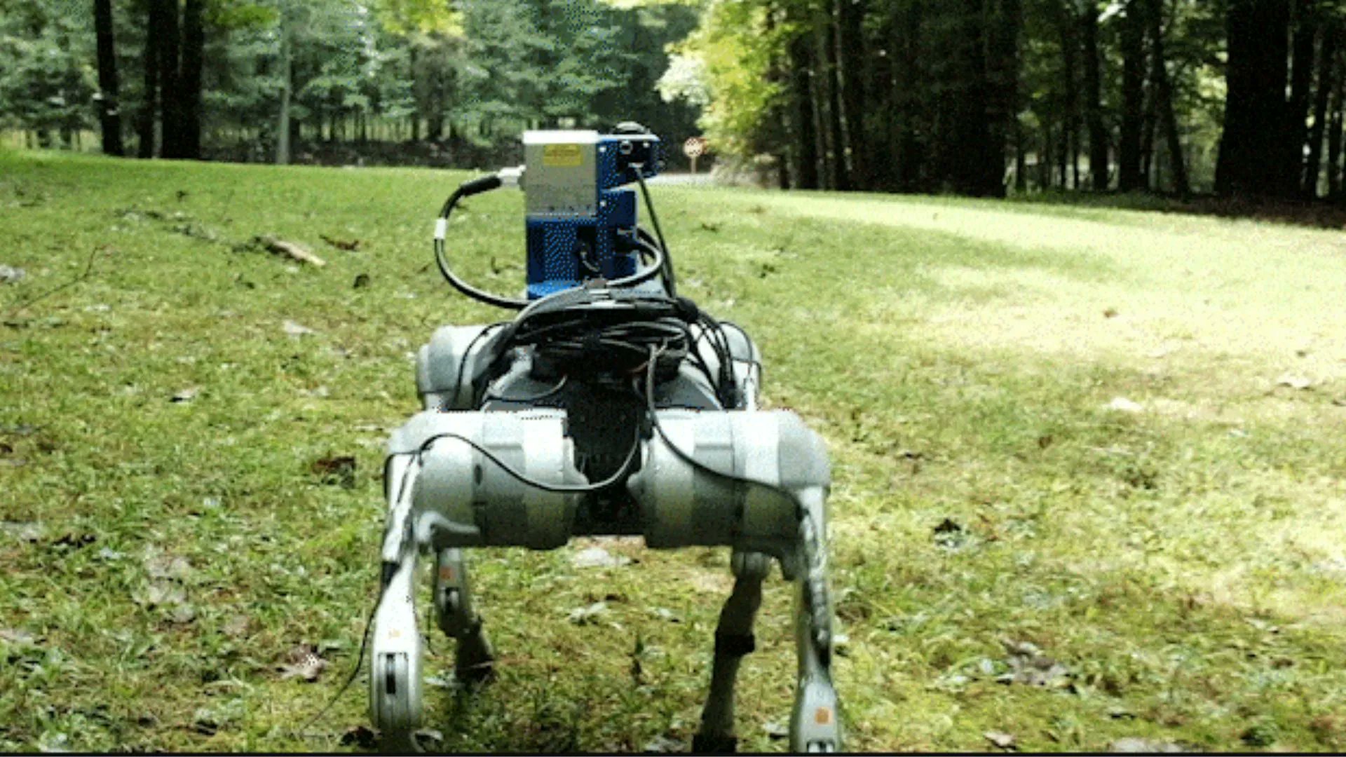 Inspenetnetwork's tweet card. WildFusion provides human perception to robots so that they can move with precision in complex natural terrain and without defined routes.