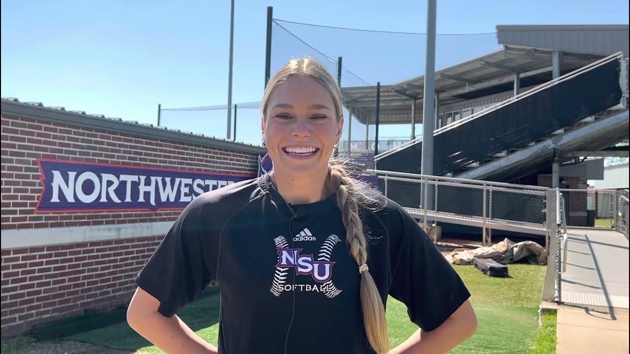NSUDemonsSB's tweet card. SB | Makenzie Chaffin talks hitting and growing up as a softball...