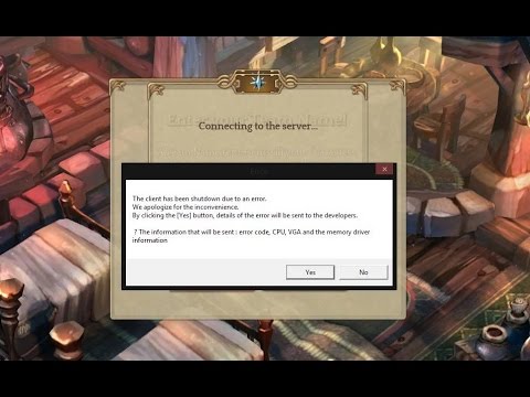 TreeofSaviorGM's tweet card. Tree of Savior: Fix @dicID Error & Client Shutting Down Error