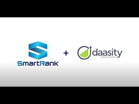 SmartRank_ai's tweet card. SmartRank Customer Testimonial with Daasity