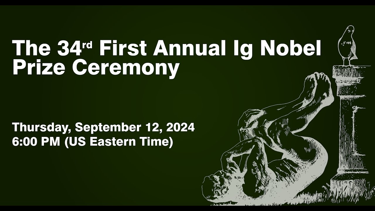 gijswitdouck's tweet card. The 34th First Annual Ig Nobel Ceremony (2024)