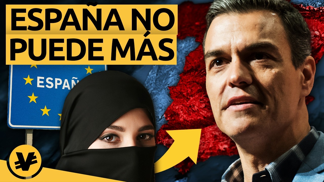 DiosPatriaLibe7's tweet card. Brutal AVALANCHA de INMIGRANTES en ESPAÑA: La Bomba que Nadie...