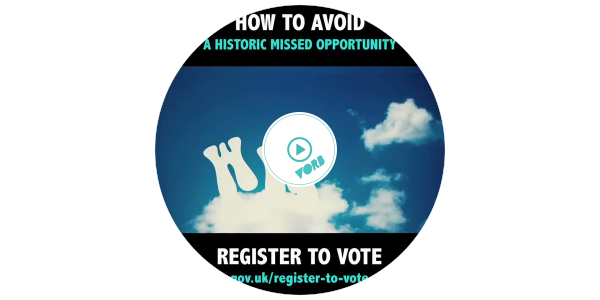 thevorb's tweet card. Register to #vote by midnight 22nd May for #GE2017!! || Vorb: connect videos and spark a conversation. For brands, communications, events and campaigns