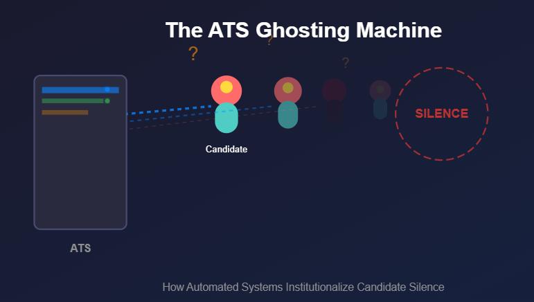TechScreen1's tweet card. The ATS has undergone AI evolution, but its unintended output is ghosting at an unparalleled scale. #ITrecruiting; #itstaffing https://lnkd.in/eXzJ5qsr