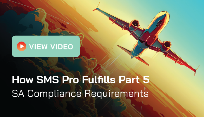 SMS_Pro's tweet card. Build an SMS safety analysis process with SMS Pro’s guide. Ensure MOC compliance for FAA, EASA, ICAO