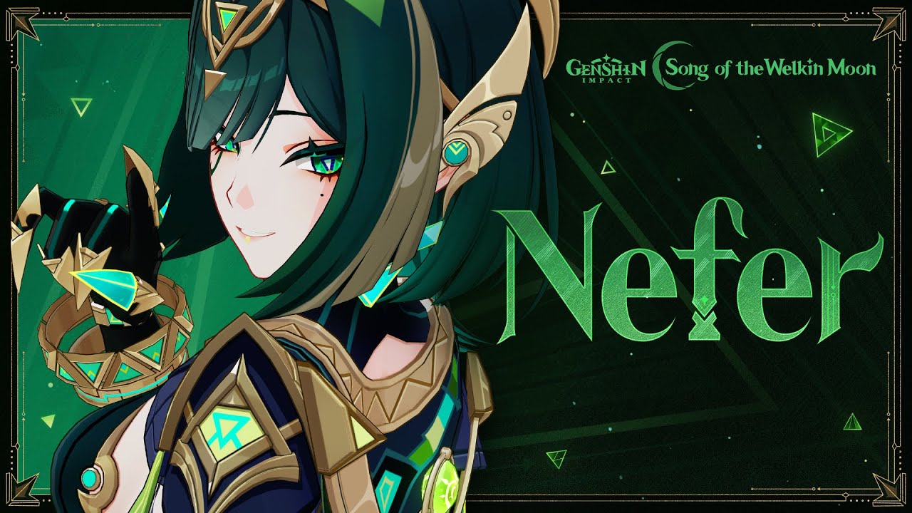 GenshinImpact's tweet card. Character Trailer - "Nefer: Shadowbearing Serpent" | Genshin Impact...