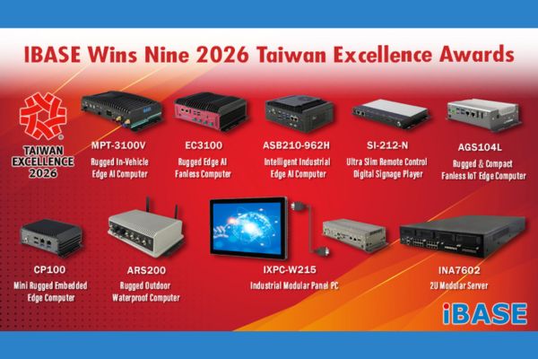 TimestechBuzz's tweet card. IBASE Technology, a leading provider of rugged embedded computing platforms, at the 34th Taiwan Excellence Awards