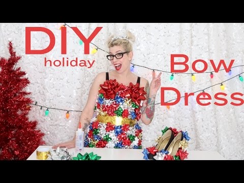 makeitwithSteph's tweet card. Bow Dress