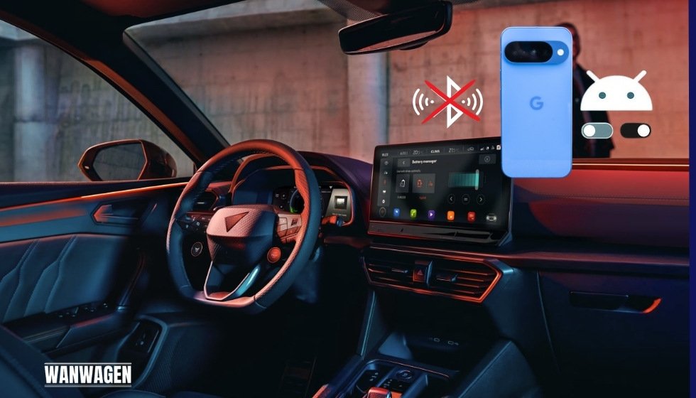 Wanwagen's tweet card. Erleben Sie die Verbindung Probleme mit Android Auto in Ihrem Handy Google Pixel 10 Pro und erfahren Sie, Die lösungen