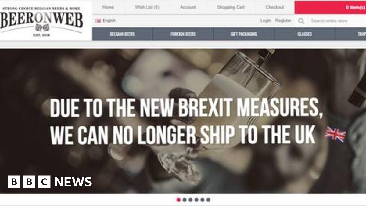 thisjamesc's tweet card. Some EU specialist firms stop delivering to the UK because of tax changes that took effect on 1 January.