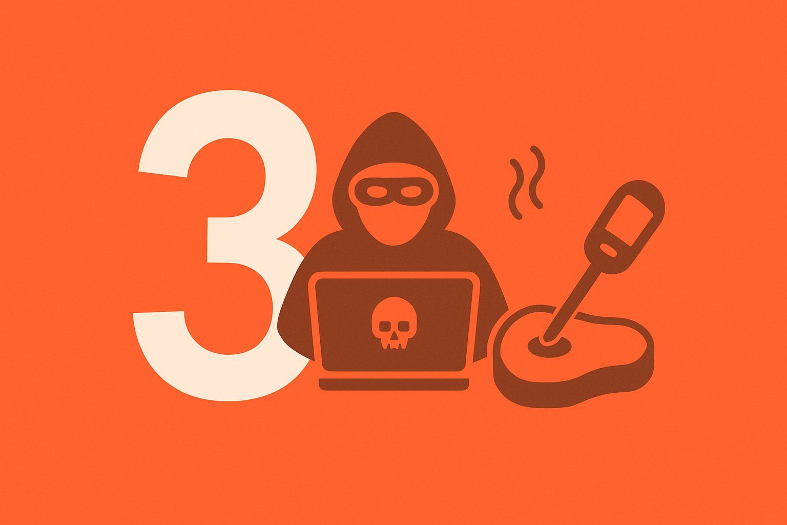 _r_netsec's tweet card. We uncover BLE flaws in the Meatmeet BBQ probe that allowed us to take over the device, push malicious firmware, and even build a BLE BBQ Probe botnet.