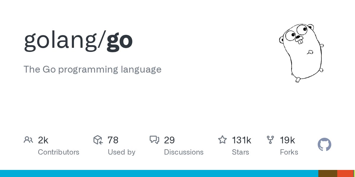 githubgod's tweet card. The Go programming language. Contribute to golang/go development by creating an account on GitHub.
