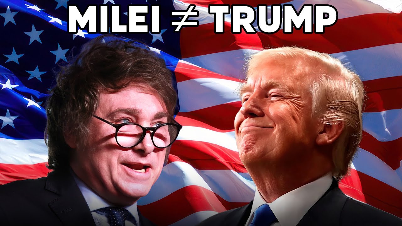 martinhgonzalez's tweet card. Javier Milei no es Donald Trump