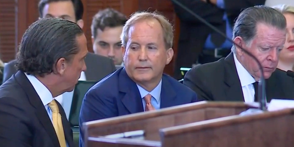 realJennaEllis's tweet card. Paxton pleaded not guilty to the impeachment charges against him.