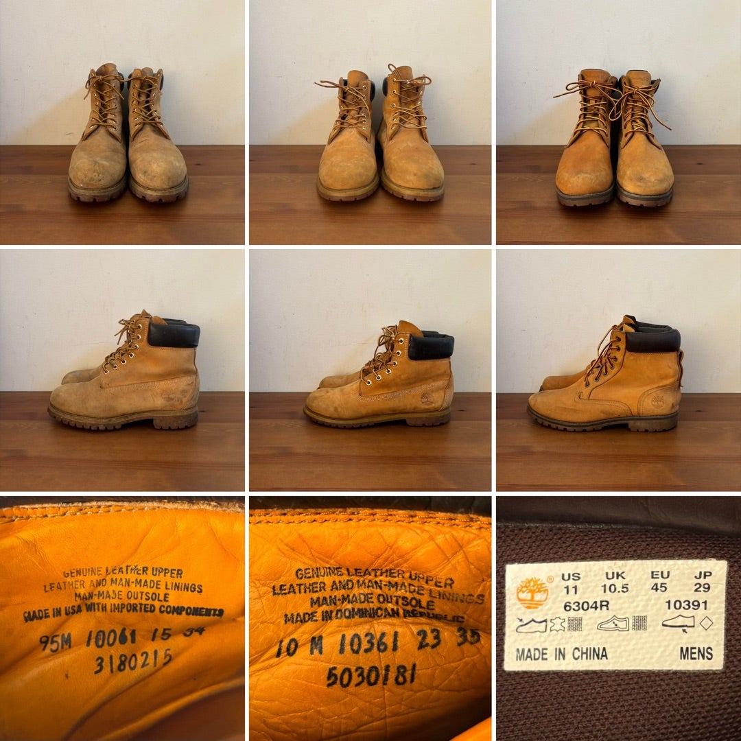 bottomlinestore's tweet card. Timberland 6 INCH BOOTS  9.5 (27.5cm) "MADE IN USA" Timberland 6 INCH BOOTS  10…