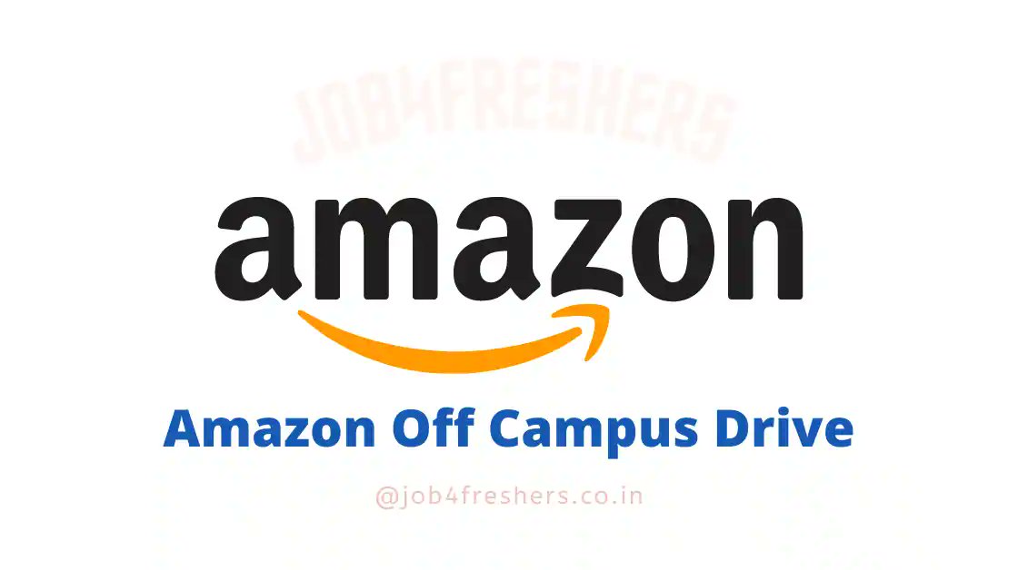 Job4freshers_'s tweet card. Amazon hiring freshers for the post of Software Development Engineer I. A student from the Computer science discipline can apply for Amazon Recruitment 2021
