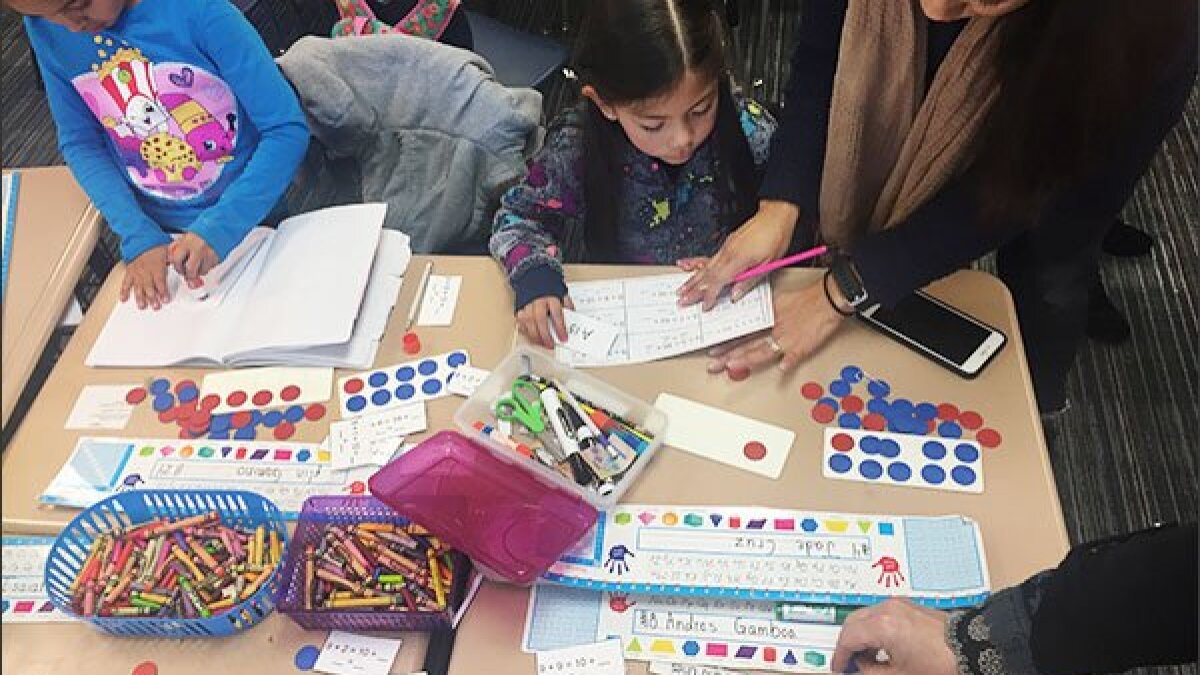 DualLanguageED's tweet card. A California program uses Japanese-style lesson study and other teaching techniques to help ELL pupils "talk through" number problems.