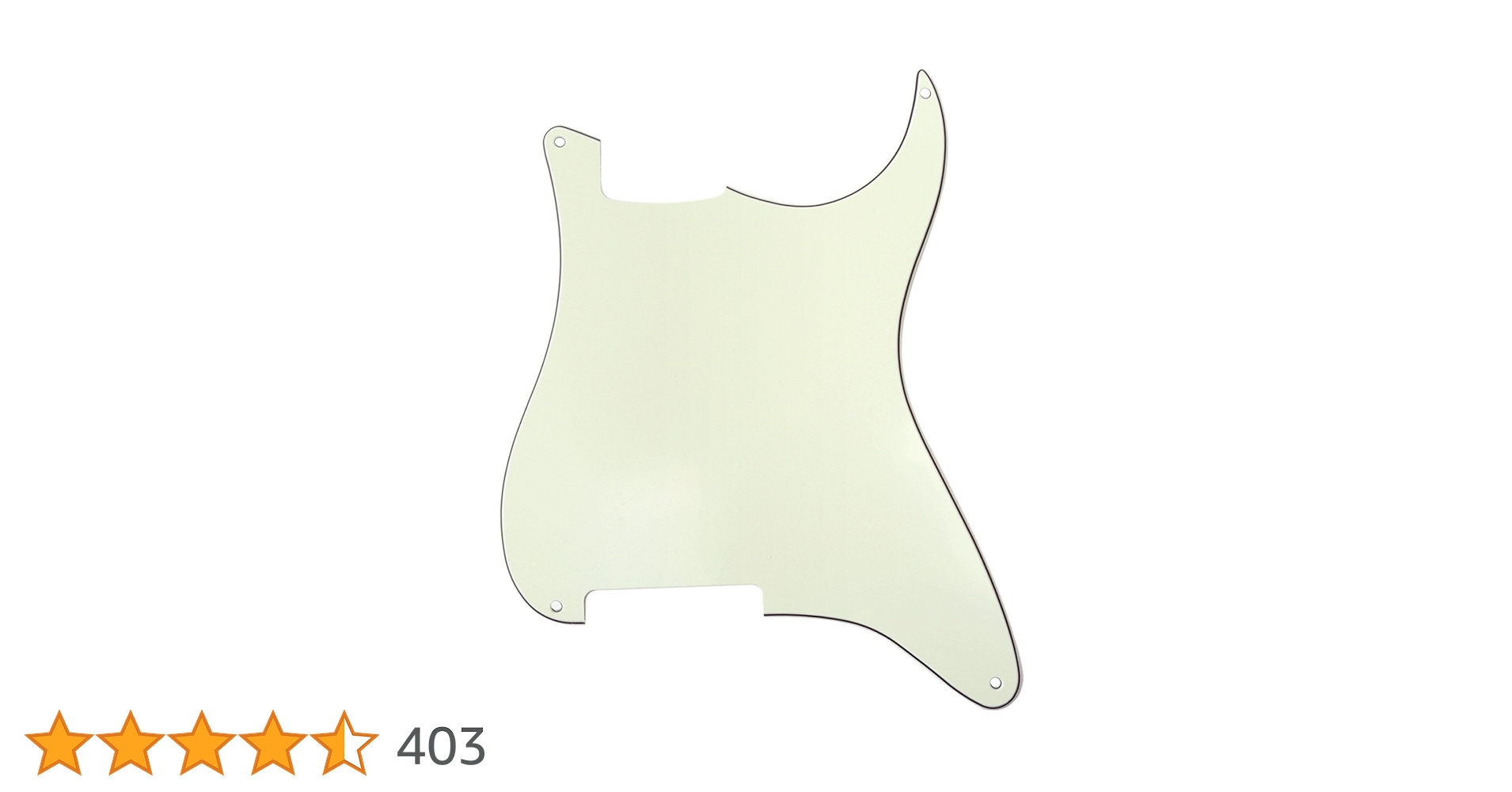 Fire528096's tweet card. Musiclily 4穴ストラトピックガード穴無しSTエレキギター用、アイボリー3P