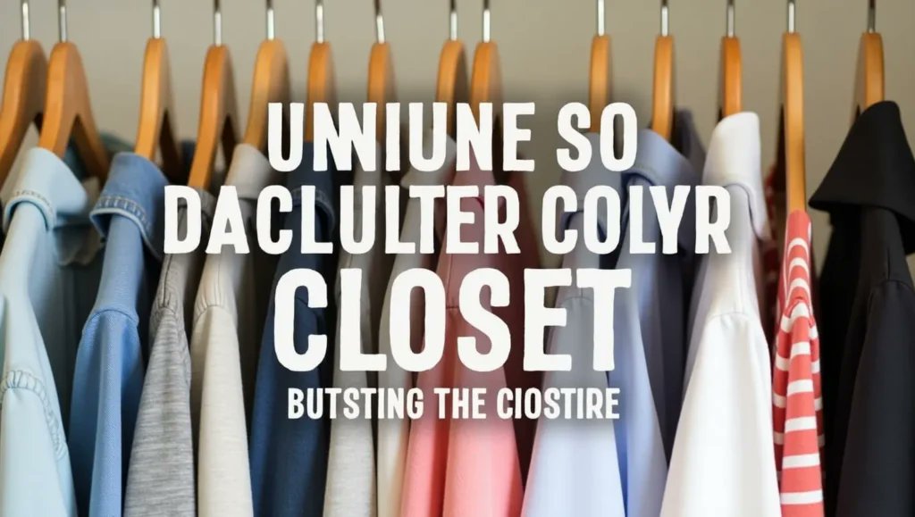 feminabuzzoff's tweet card. Decluttering Your Closet A messy, overcrowded closet can feel overwhelming — making it hard to find what you need, wasting your time, and even adding...