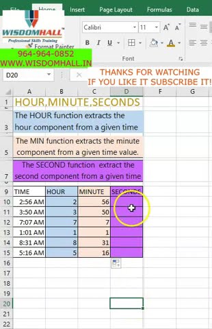 ExcelProKit's tweet card. Secrets Revealed!! How to use these Time Functions in Excel!