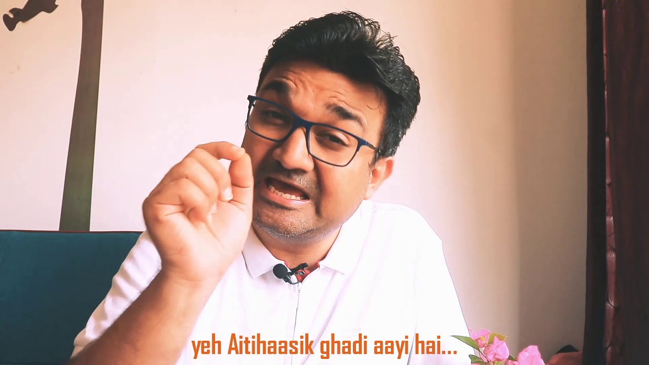 _saurav_garg's tweet card. Haan tu, tu sabki jan bachaayega! Corona poem without Corona!