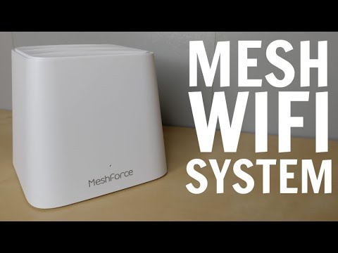 GoTechGeek's tweet card. MeshForce Whole Home Dual Band Mesh WiFi System (3 Pack) Review