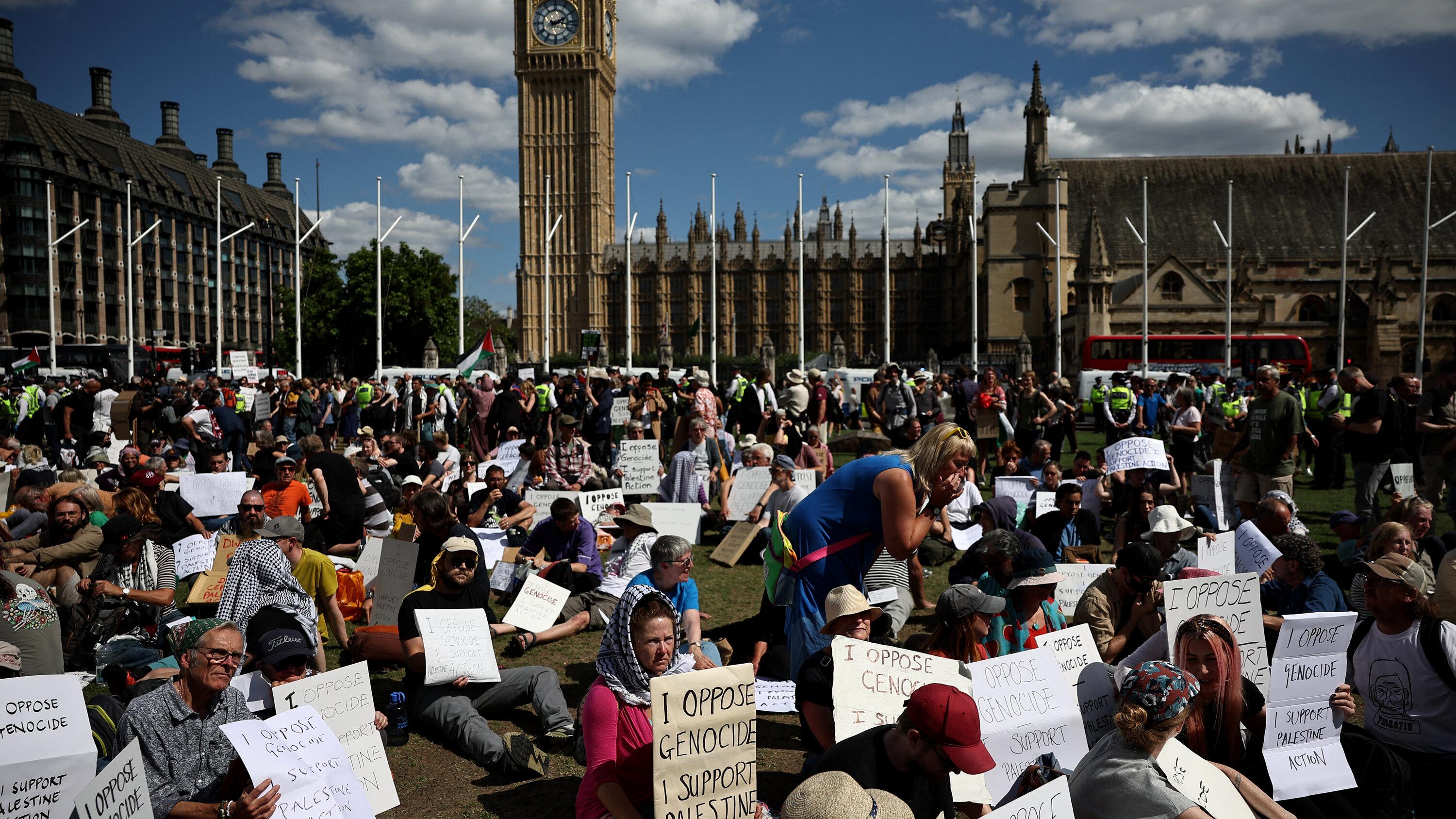 ErrorFourOThree's tweet card. The British government banned Palestine Action under an antiterrorism law, but an intelligence document said most of its activity “would not be classified as terrorism.”