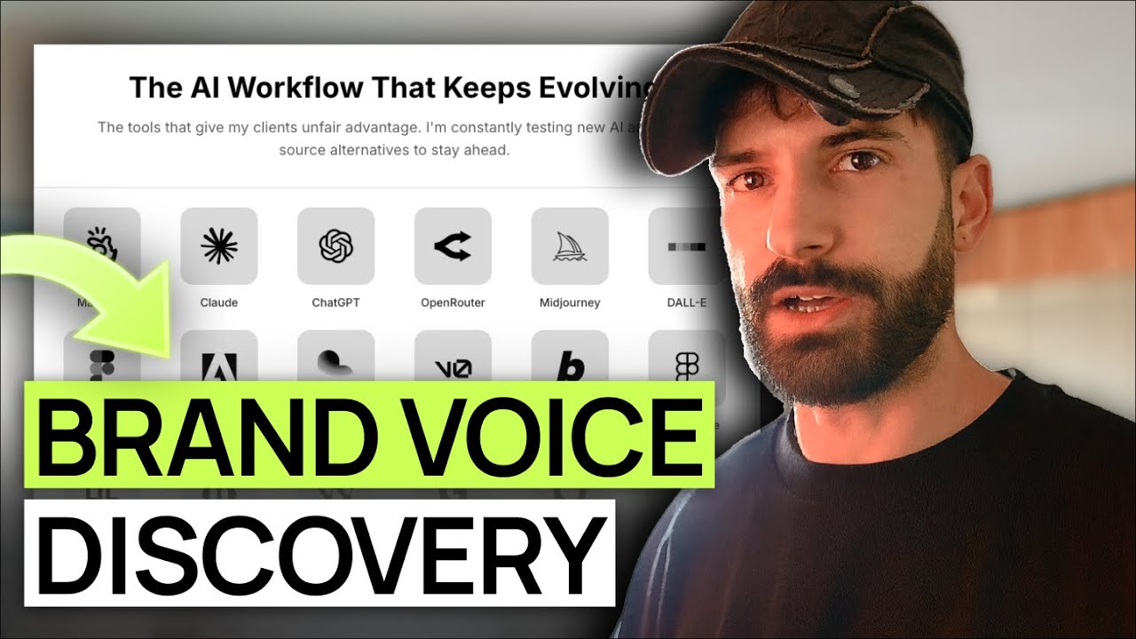 AI_Design_Club's tweet card. How I Found My Authentic Voice Using AI and Updated My Brand Copy...