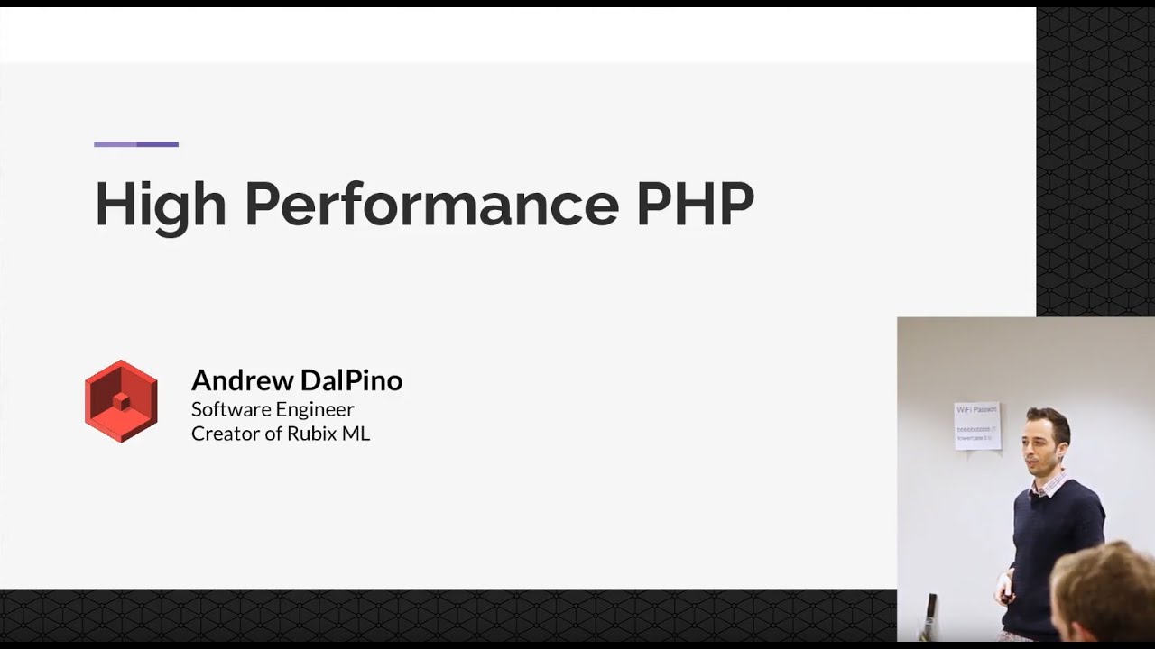 ChiPHPUG's tweet card. High Performance PHP