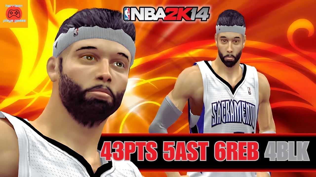 harrisonsmash's tweet card. NBA 2K14: 43-Point Explosion Off the Bench! | Sacramento Kings...