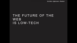 nomadphp's tweet card. Presented by Eric Mann October 15, 2020 This session will cover use cases, user groups, and a few proposed techniques for making both content and publishing tools available to those without high-sp...