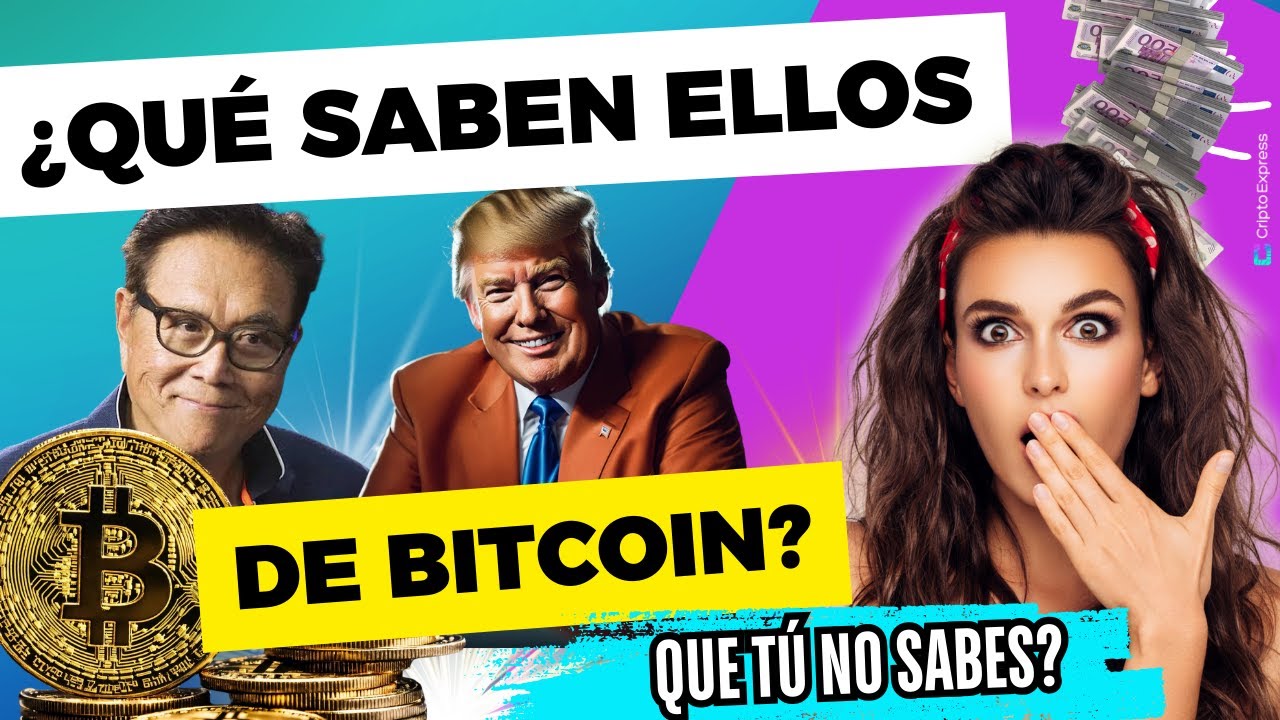 Cripto_express's tweet card. ¿Qué Saben Robert Kiyosaki y Donald Trump sobre el Futuro de Bitcoin...