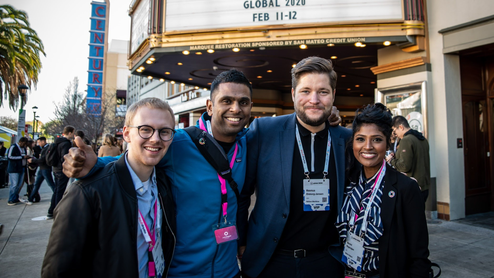 DIBusinessdk's tweet card. Iværksætterne Rasmus Elsborg-Jensen fra ReFlow og Varan Pathmanathan fra MakeImpact skriver fra inspirationstur til Silicon Valley.