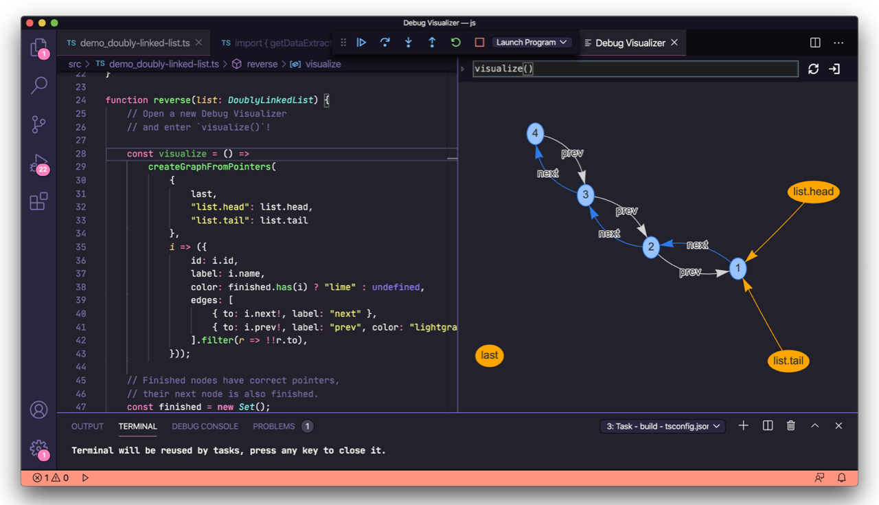 Linda_pp's tweet card. VSCode Debug Visualizer is a VSCode extension that allows you to visualize data structures in your editor
