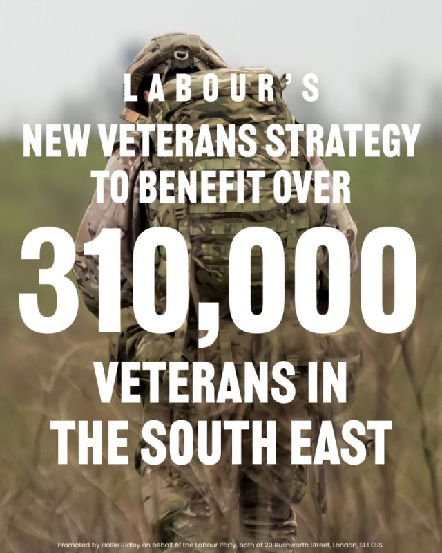 PeterKLamb's tweet card. Over 2,500 Veterans in Crawley are set to benefit from a transformational new Veterans Strategy as Labour announces plan to renew the nation’s contract with those who serve and have served. N…