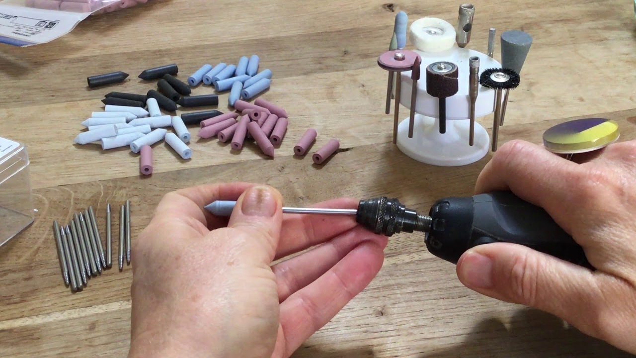 EternalTools's tweet card. How to Attach the EVE Mini Rubber Silicone Polishers to the Taper...