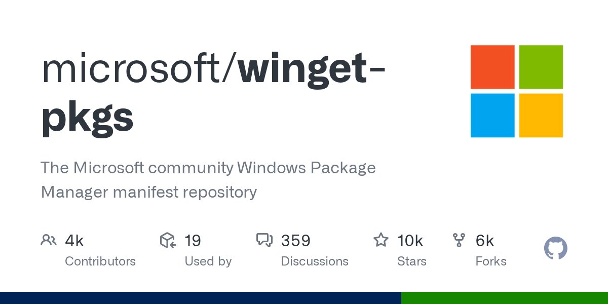 chargen's tweet card. The Microsoft community Windows Package Manager manifest repository - microsoft/winget-pkgs