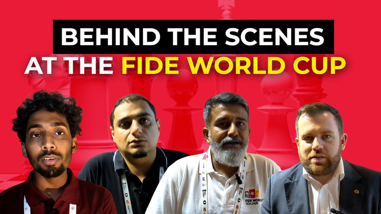 the_bridge_in's tweet card. Behind the scenes 2025 FIDE World Cup: What goes behind hosting large...