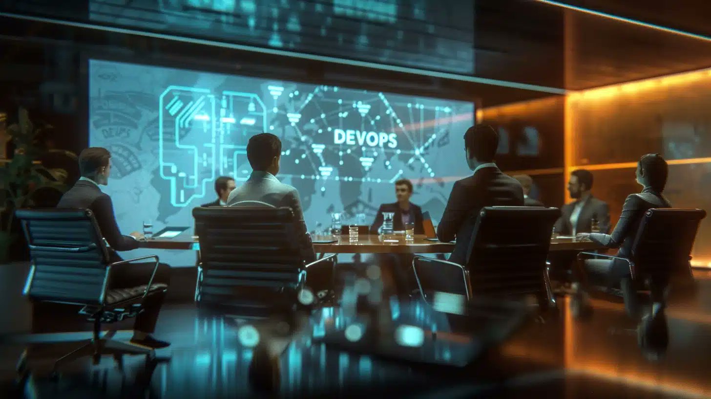 helloEMB's tweet card. Revolutionize IT with DevOps as a Service - discover benefits like automation, scalability, and security in software delivery.