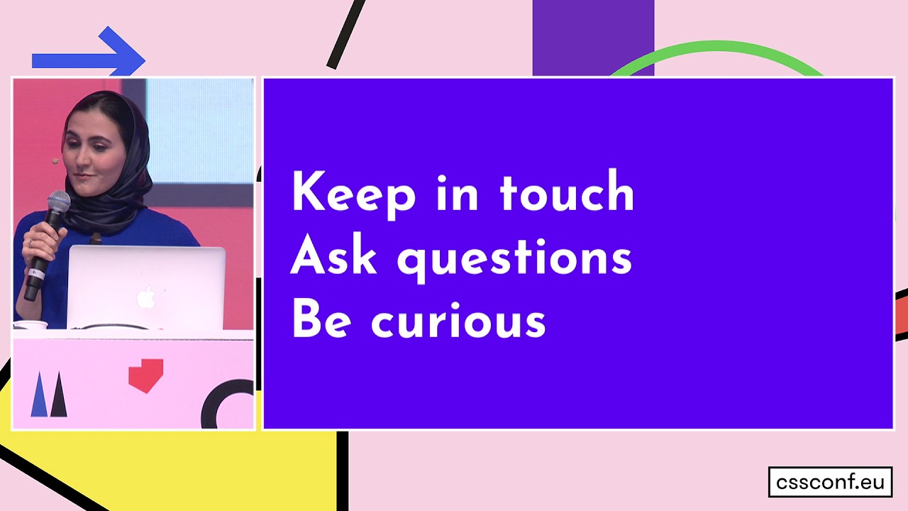 CSSconfeu's tweet card. CSSconf EU 2019 Closing Keynote by Sareh Heidari