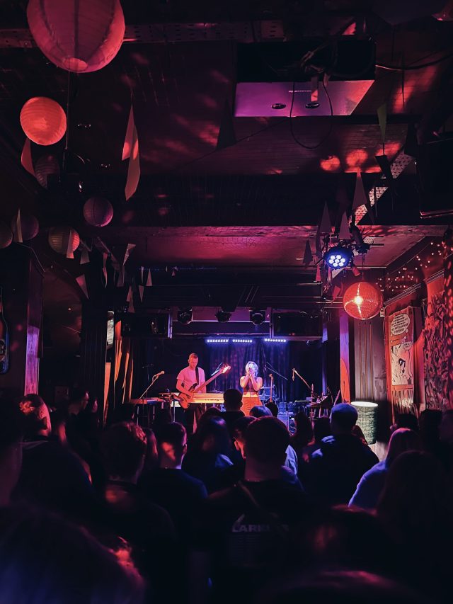secondwaveblog's tweet card. Last week we took a trip to our local, Night & Day Cafe in Manchester, to see Larkins perform a sold out hometown show. With a capacity of just over 200, the gig was a rare opportunity for ador…