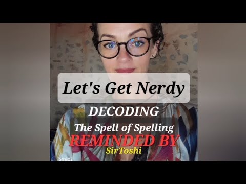 SmilaZParadis's tweet card. Nerd #Decoding Spelling Spell Dot Connecting, Legalese