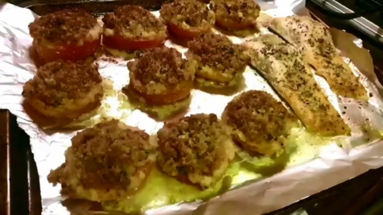 LearnItaEng's tweet card. Pomodori Gratinati - How to make Tomatoes Gratin