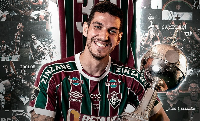 NETFLU's tweet card. Após o fim da eleição presidencial, o Fluminense pretende avançar nas conversas para repatriar o zagueiro Nino