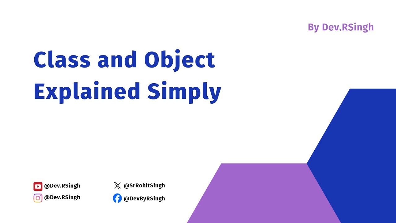 Developer_Jar's tweet card. What are Class and Object? OOPS Explained Simply with Real-World...